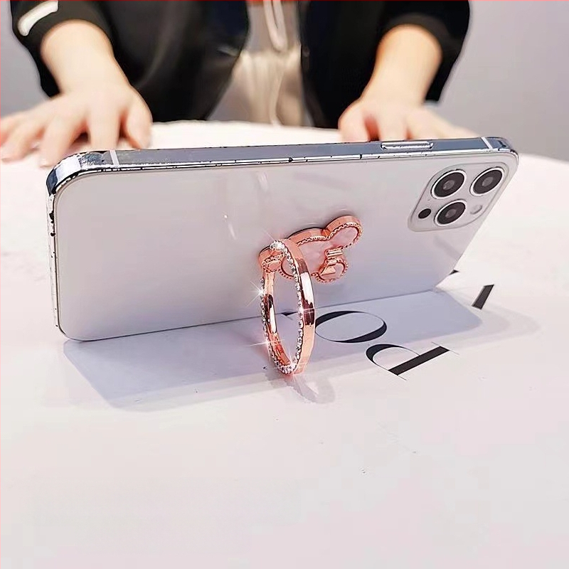 Waugh пръстен държач за телефон – анимационен стил, сплавен материал, персонализиран частен етикет