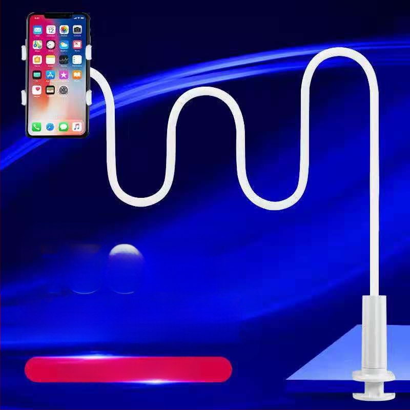 Телефон държач със спираловиден дизайн – настолен и нощен удължен държач, пластмасов, генерален модел