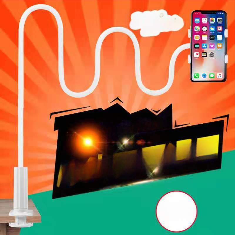 Телефон държач със спираловиден дизайн – настолен и нощен удължен държач, пластмасов, генерален модел