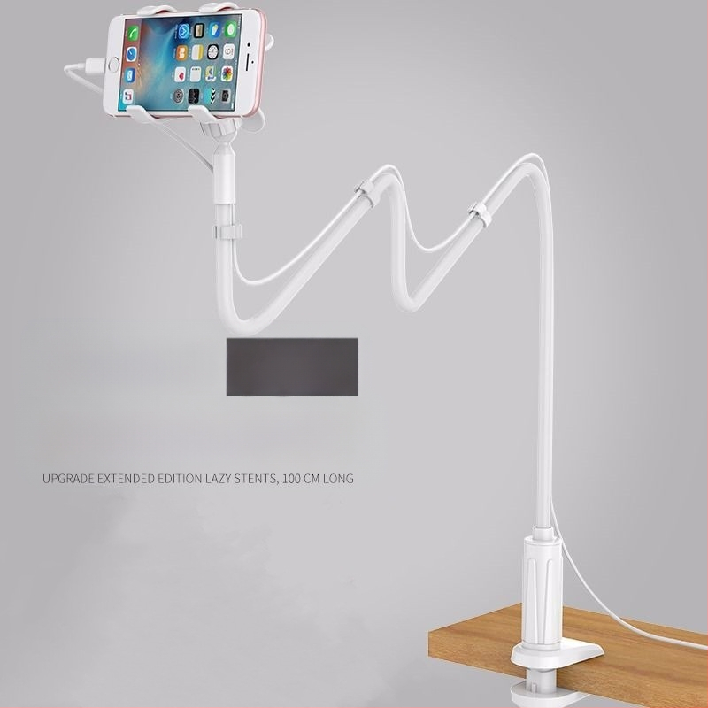 Телефон държач със спираловиден дизайн – настолен и нощен удължен държач, пластмасов, генерален модел