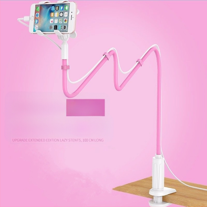 Телефон държач със спираловиден дизайн – настолен и нощен удължен държач, пластмасов, генерален модел