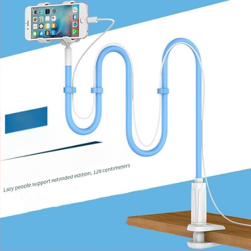 Телефон държач със спираловиден дизайн – настолен и нощен удължен държач, пластмасов, генерален модел