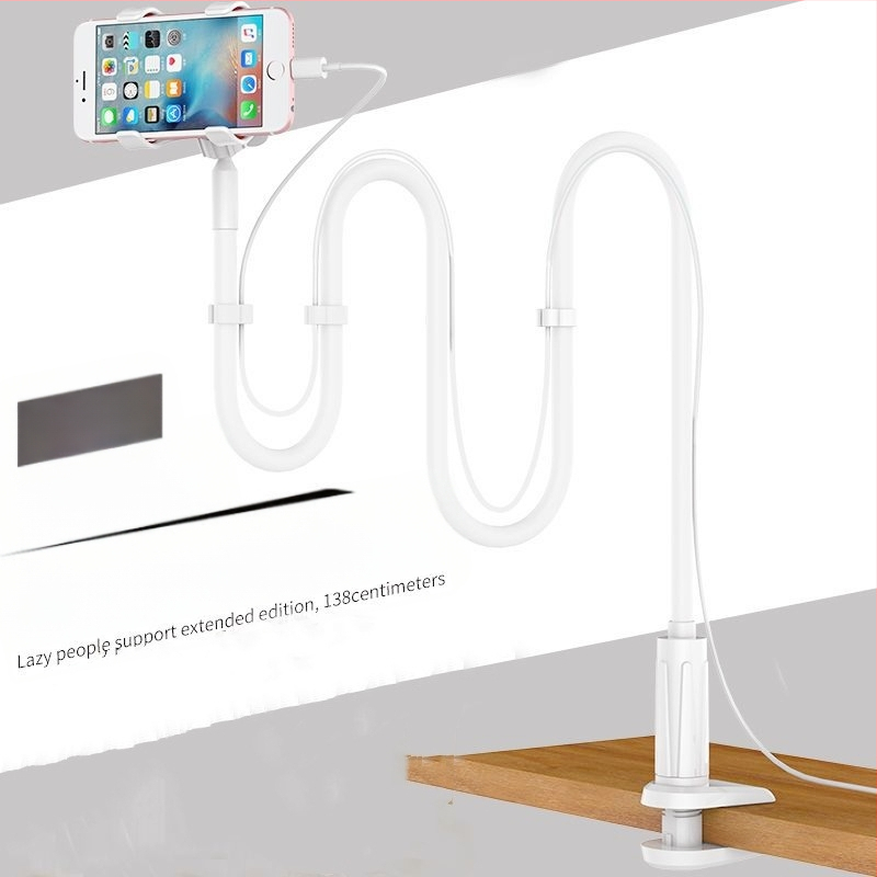 Телефон държач със спираловиден дизайн – настолен и нощен удължен държач, пластмасов, генерален модел