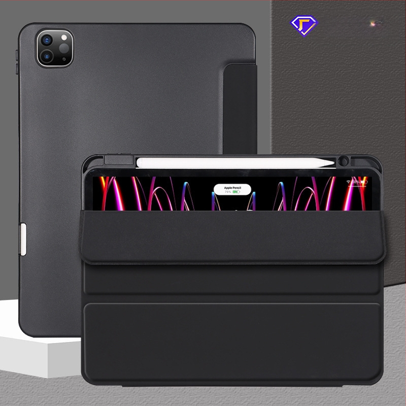 Θήκη iPad – TPU αναδιπλούμενη θήκη, προστασία από πτώσεις, βάση, μαγνητική έλξη, απαγωγή θερμότητας, ανθεκτικό σε δακτυλικά αποτυπώματα