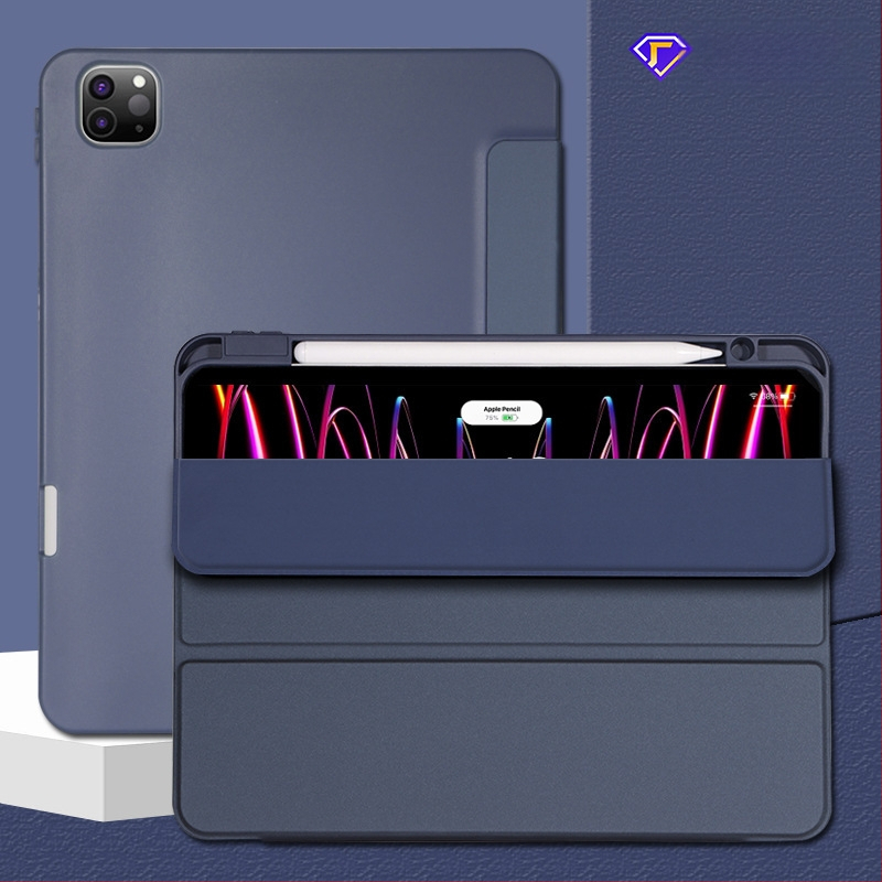 Θήκη iPad – TPU αναδιπλούμενη θήκη, προστασία από πτώσεις, βάση, μαγνητική έλξη, απαγωγή θερμότητας, ανθεκτικό σε δακτυλικά αποτυπώματα