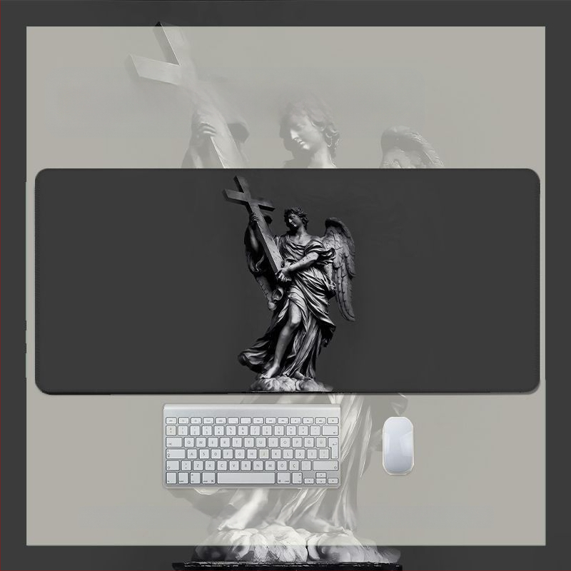 Gamer íróasztal alátét, természetes gumi, csúszásmentes, hőátviteles nyomtatás, logó testreszabás