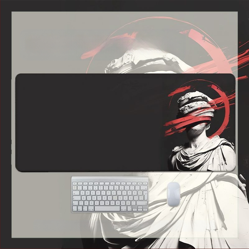 Gamer íróasztal alátét, természetes gumi, csúszásmentes, hőátviteles nyomtatás, logó testreszabás