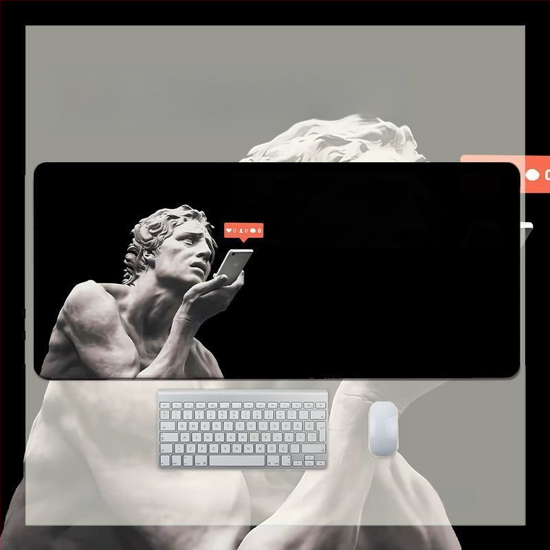 Gamer íróasztal alátét, természetes gumi, csúszásmentes, hőátviteles nyomtatás, logó testreszabás