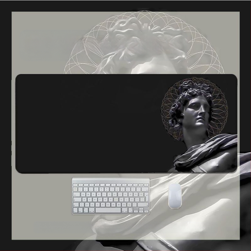 Gamer íróasztal alátét, természetes gumi, csúszásmentes, hőátviteles nyomtatás, logó testreszabás