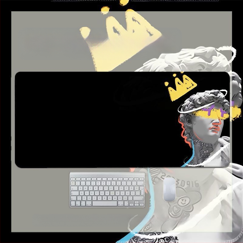 Gamer íróasztal alátét, természetes gumi, csúszásmentes, hőátviteles nyomtatás, logó testreszabás