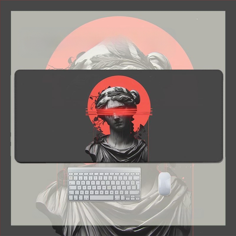 Gamer íróasztal alátét, természetes gumi, csúszásmentes, hőátviteles nyomtatás, logó testreszabás