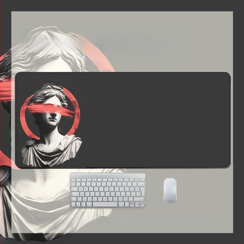 Gamer íróasztal alátét, természetes gumi, csúszásmentes, hőátviteles nyomtatás, logó testreszabás