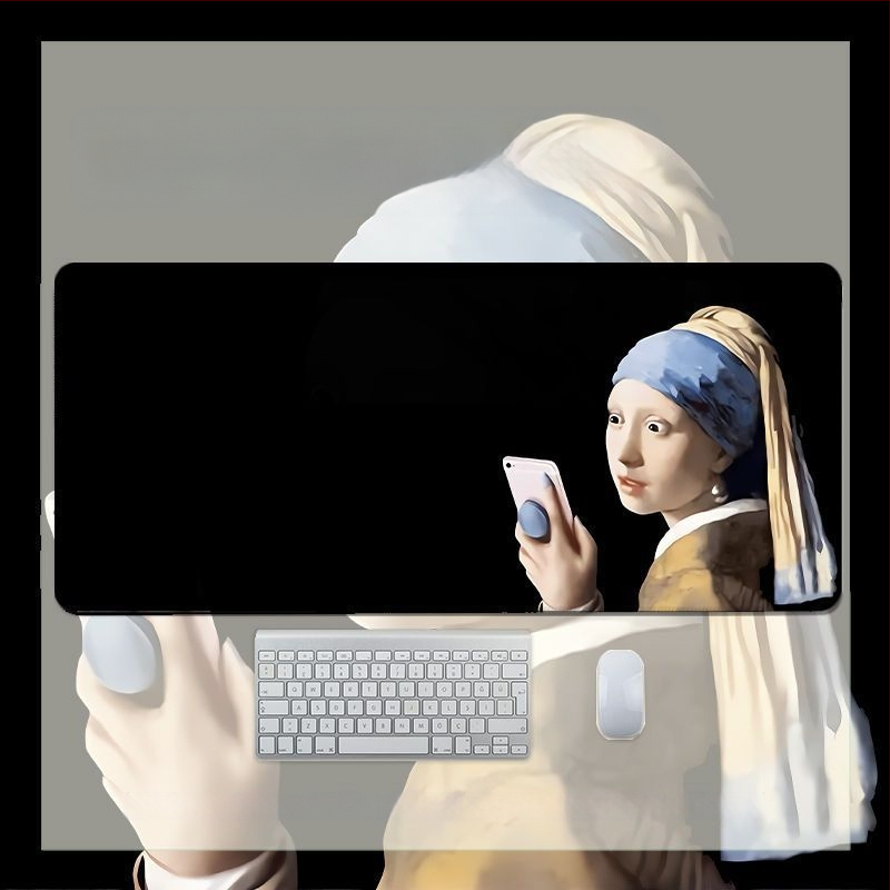 Gamer íróasztal alátét, természetes gumi, csúszásmentes, hőátviteles nyomtatás, logó testreszabás