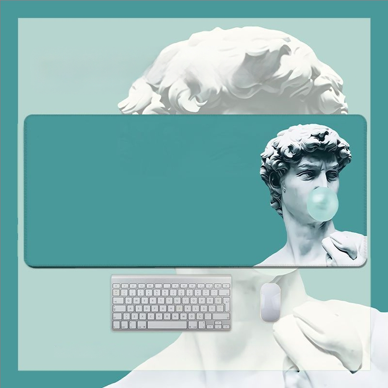 Gamer íróasztal alátét, természetes gumi, csúszásmentes, hőátviteles nyomtatás, logó testreszabás