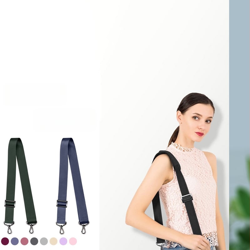 PIBAG Nīlonas plecu siksna somām — Crossbody / portatīvas somas siksna, vienkrāsains raksts, rudens 2023