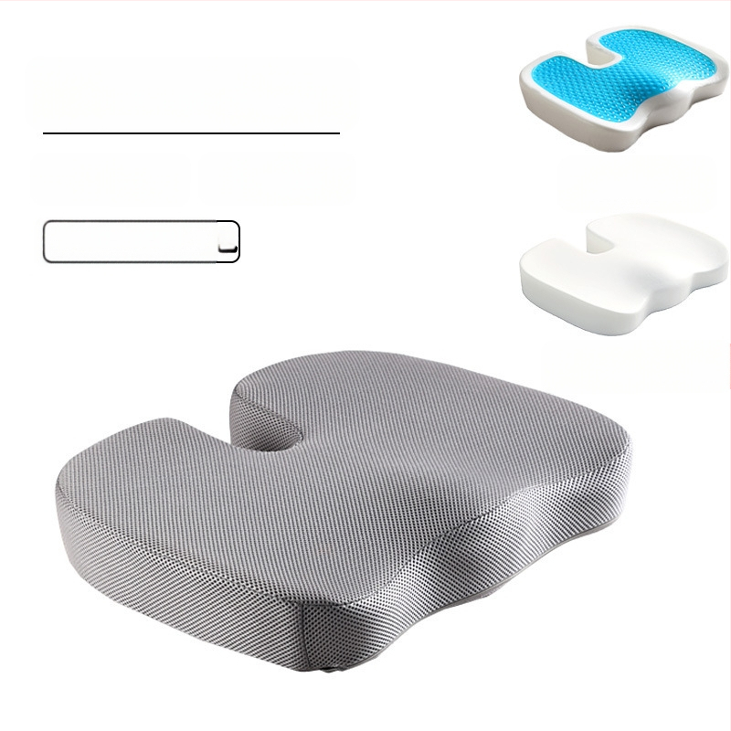 Μαξιλάρι από αφρό μνήμης με εκτυπωμένο λογότυπο για αυτοκίνητο και γραφείο, αργή επαναφορά, πολυεστερική ίνα, δυνατή παραμετροποίηση