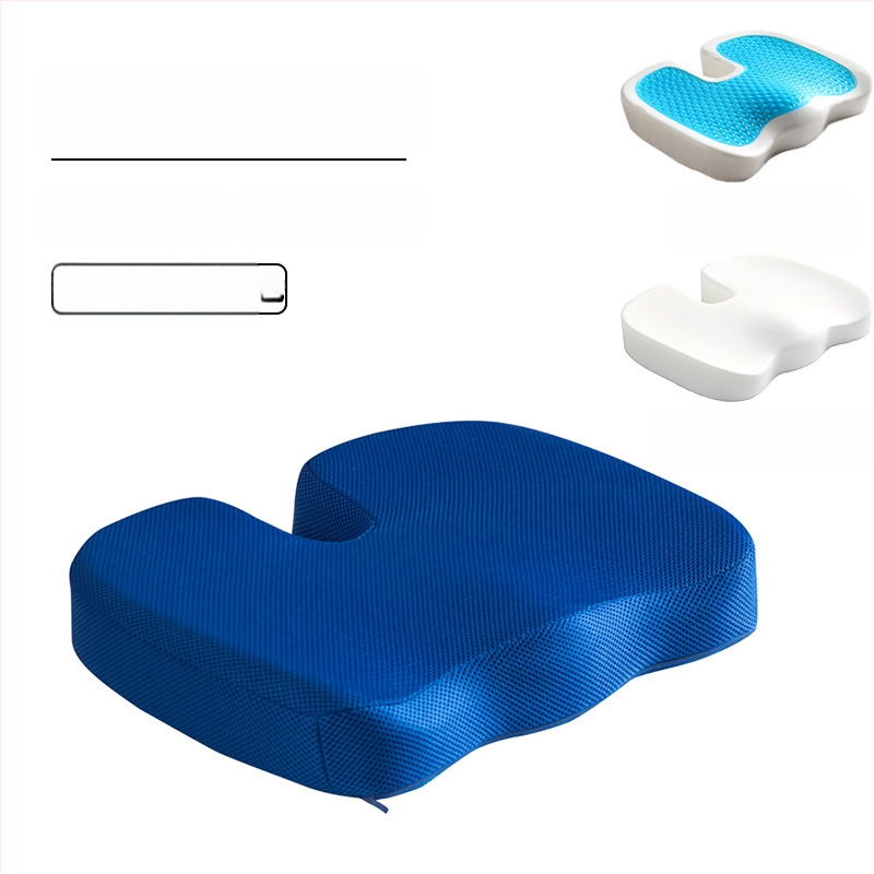 Μαξιλάρι από αφρό μνήμης με εκτυπωμένο λογότυπο για αυτοκίνητο και γραφείο, αργή επαναφορά, πολυεστερική ίνα, δυνατή παραμετροποίηση