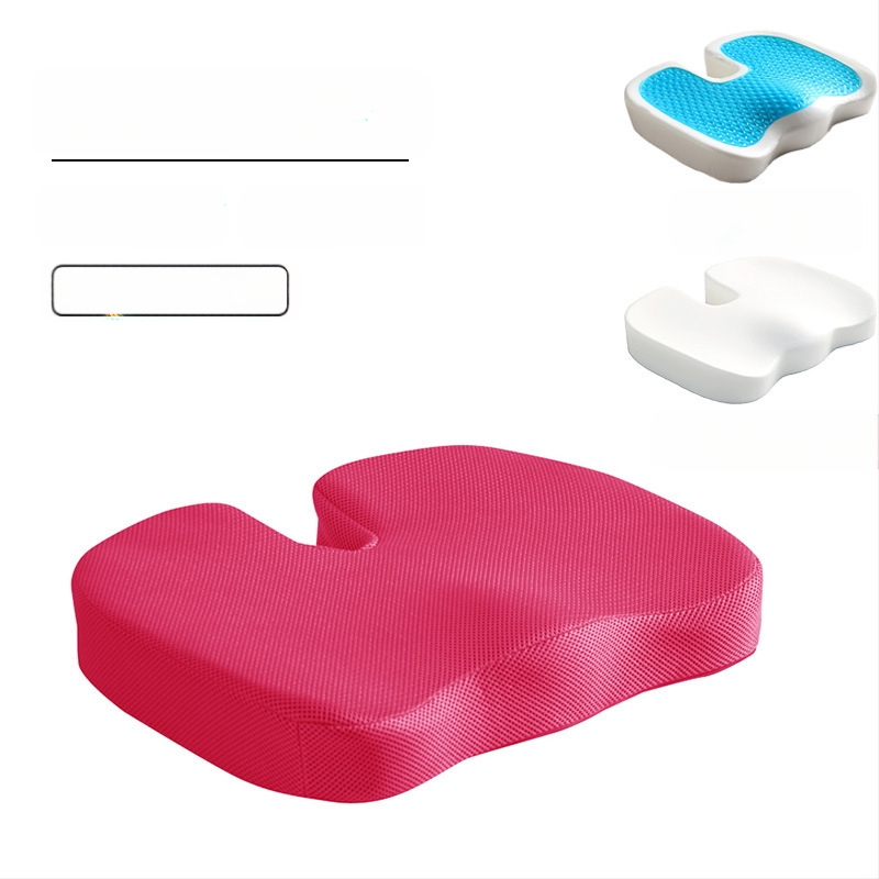 Μαξιλάρι από αφρό μνήμης με εκτυπωμένο λογότυπο για αυτοκίνητο και γραφείο, αργή επαναφορά, πολυεστερική ίνα, δυνατή παραμετροποίηση