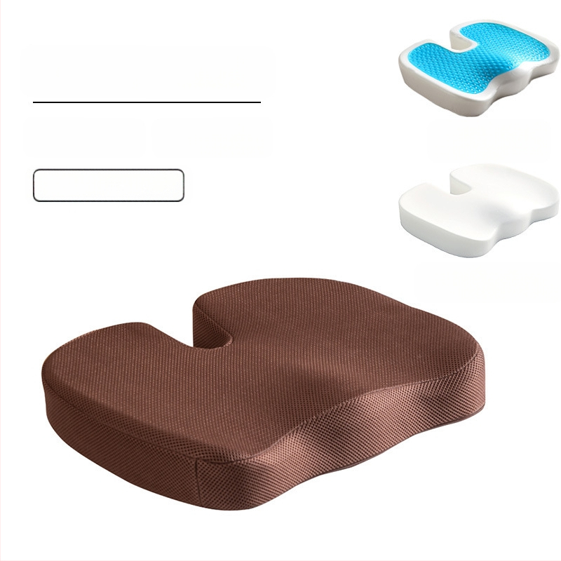 Μαξιλάρι από αφρό μνήμης με εκτυπωμένο λογότυπο για αυτοκίνητο και γραφείο, αργή επαναφορά, πολυεστερική ίνα, δυνατή παραμετροποίηση