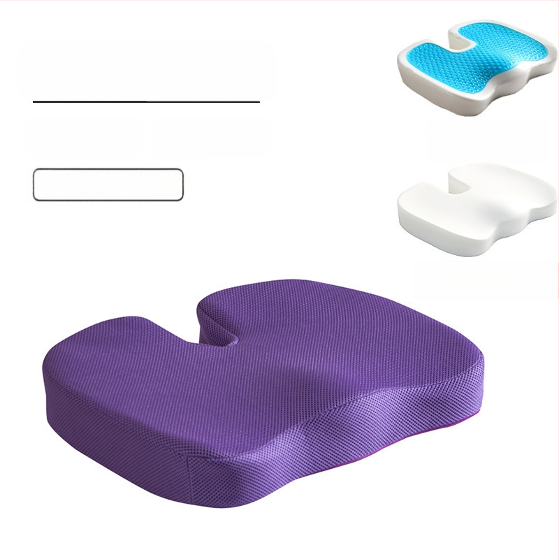 Μαξιλάρι από αφρό μνήμης με εκτυπωμένο λογότυπο για αυτοκίνητο και γραφείο, αργή επαναφορά, πολυεστερική ίνα, δυνατή παραμετροποίηση