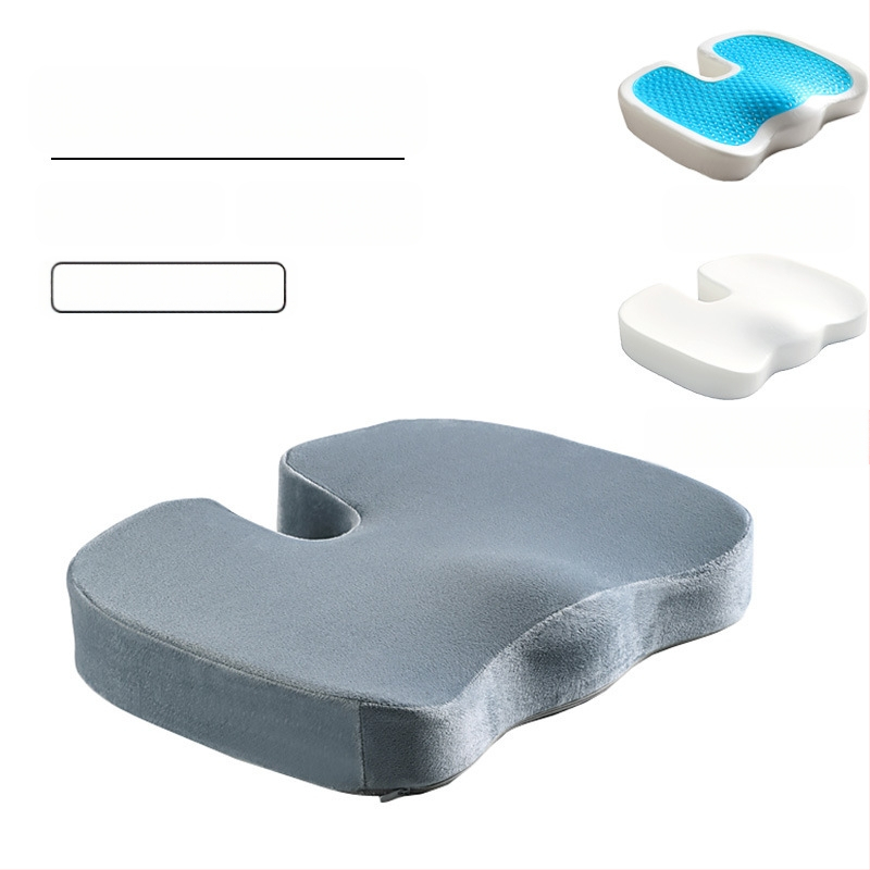 Μαξιλάρι από αφρό μνήμης με εκτυπωμένο λογότυπο για αυτοκίνητο και γραφείο, αργή επαναφορά, πολυεστερική ίνα, δυνατή παραμετροποίηση