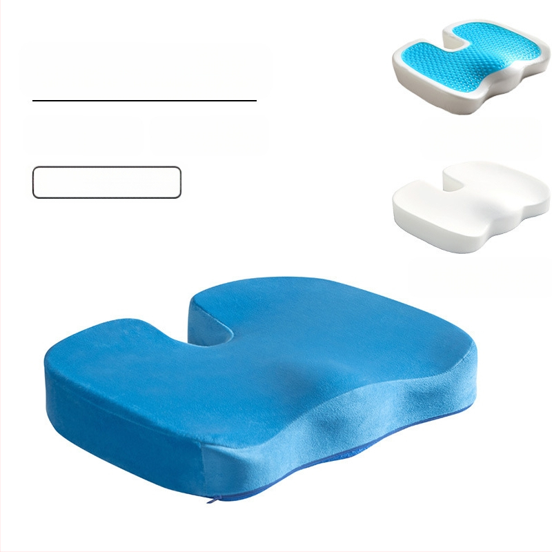 Μαξιλάρι από αφρό μνήμης με εκτυπωμένο λογότυπο για αυτοκίνητο και γραφείο, αργή επαναφορά, πολυεστερική ίνα, δυνατή παραμετροποίηση