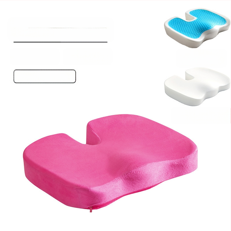 Μαξιλάρι από αφρό μνήμης με εκτυπωμένο λογότυπο για αυτοκίνητο και γραφείο, αργή επαναφορά, πολυεστερική ίνα, δυνατή παραμετροποίηση