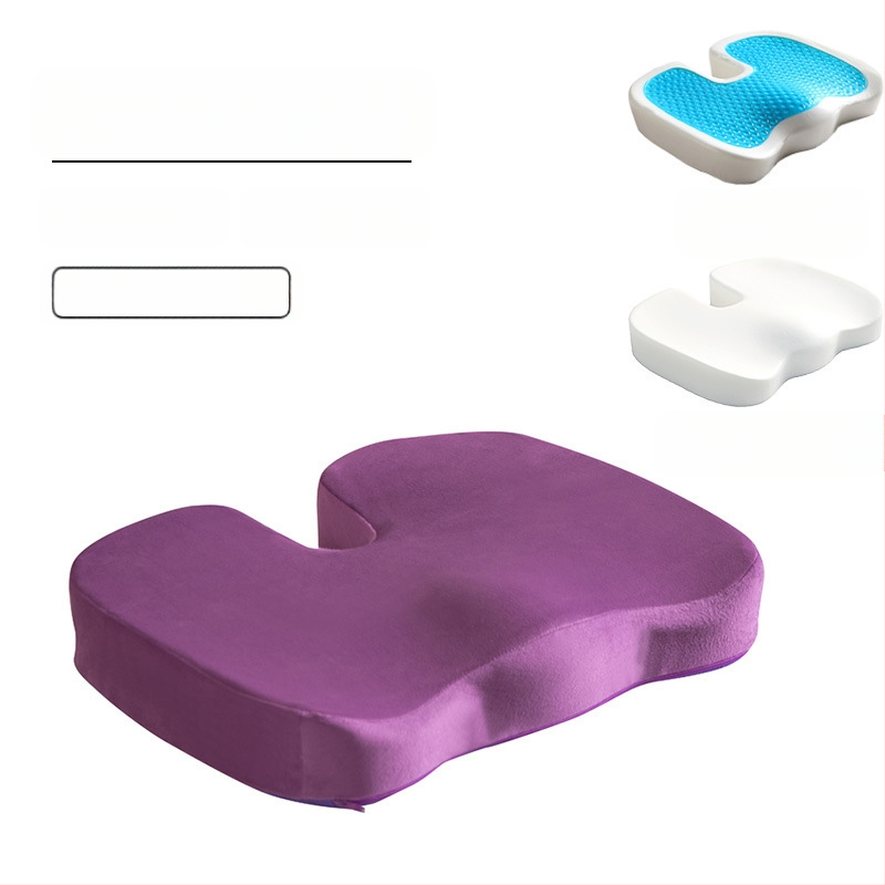 Μαξιλάρι από αφρό μνήμης με εκτυπωμένο λογότυπο για αυτοκίνητο και γραφείο, αργή επαναφορά, πολυεστερική ίνα, δυνατή παραμετροποίηση