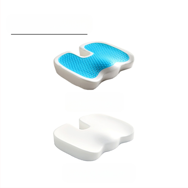 Μαξιλάρι από αφρό μνήμης με εκτυπωμένο λογότυπο για αυτοκίνητο και γραφείο, αργή επαναφορά, πολυεστερική ίνα, δυνατή παραμετροποίηση