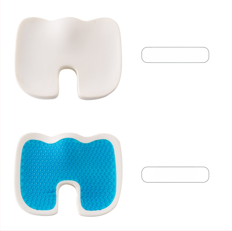 Μαξιλάρι καθίσματος με μνήμης αφρό για γραφείο και αυτοκίνητο, μονόχρωμο, πολυεστερικό ύφασμα