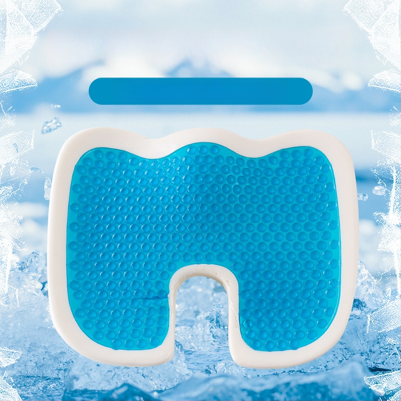 Μαξιλάρι καθίσματος με μνήμης αφρό για γραφείο και αυτοκίνητο, μονόχρωμο, πολυεστερικό ύφασμα