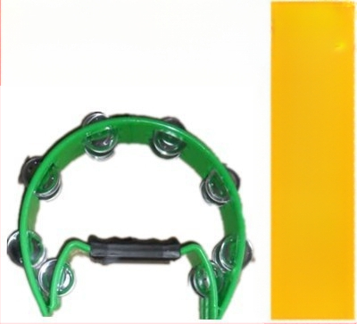 Instrument cu clopoțel manual pentru copii — instrument muzical interactiv în stil tamburin cu shaker de nisip • Material: Plastic • Vârsta: 15–35 ani • Brand: Qingfeng tambourine