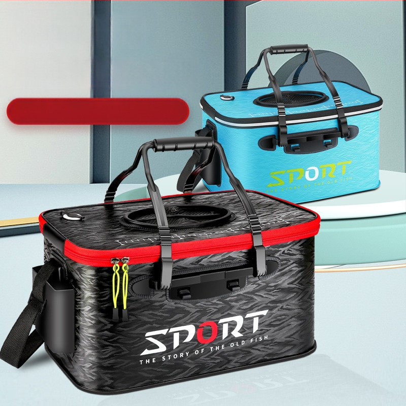 Saliekams EVA spainis dzīvajām zivīm ar 3D rakstu un noslēgumu