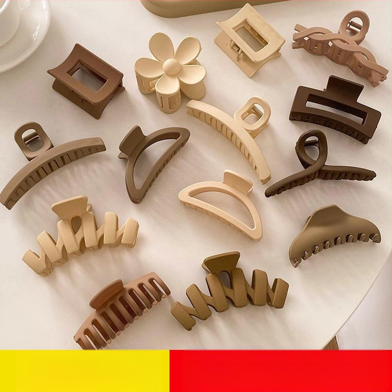 Κλάμερ μαλλιών με μεγάλο κράτημα - χειροποίητο, πλαστικό, αξεσουάρ κεφαλιού για γυναίκες, Yan Xi Accessories