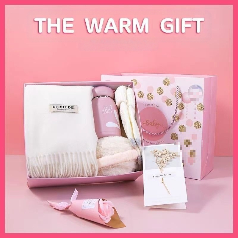 Коледен практичен шал като подарък за двойки, приятели и колеги; подходящ за рождени дни и партита; личен подарък.