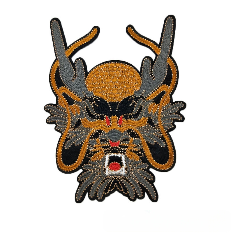 Κέντημα – Μεγάλο πολύχρωμο cartoon μοτίβο σε φελτ, κατάλληλο για παλτό, γυναικείες ενδύσεις, πουλόβερ, τσάντες και οικιακό ύφασμα | Μάρκα Beautiful