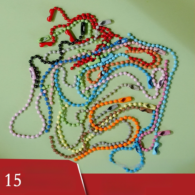 Метална висулка от топчеста верига с покритие от изпичана боя, персонализируема, Puppet Hardware, произход Wenzhou