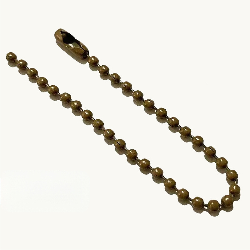 Метална висулка от топчеста верига с покритие от изпичана боя, персонализируема, Puppet Hardware, произход Wenzhou