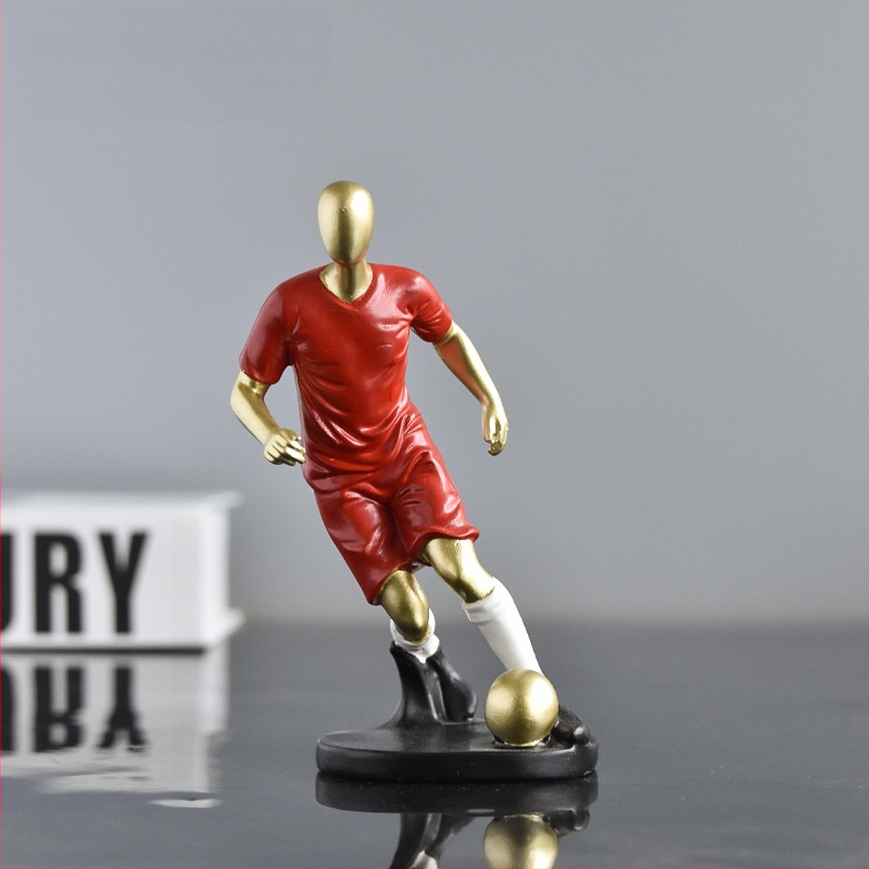 Figurină de fotbalist din rășină – Nordic Mini pentru decorul casei, Material: Plastic/Rășină, Categorie: Personaje