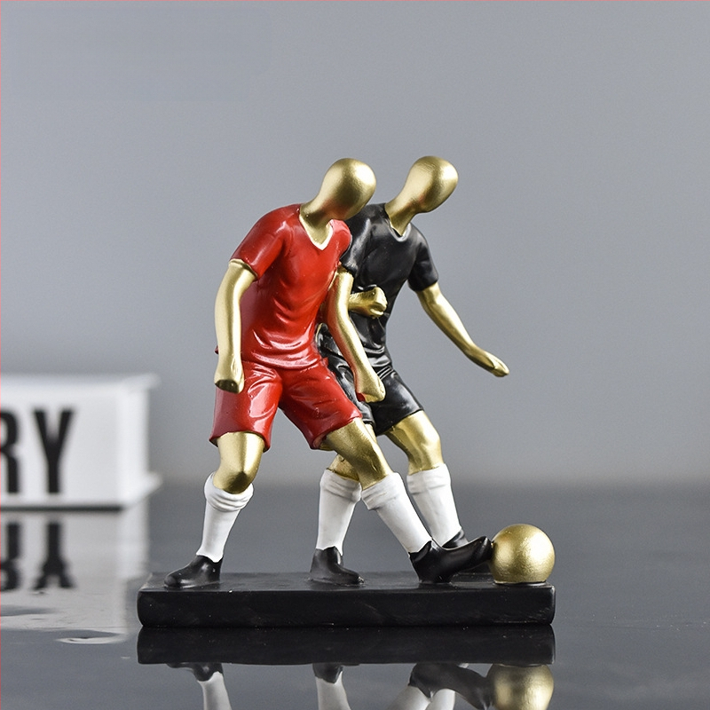 Figurină de fotbalist din rășină – Nordic Mini pentru decorul casei, Material: Plastic/Rășină, Categorie: Personaje