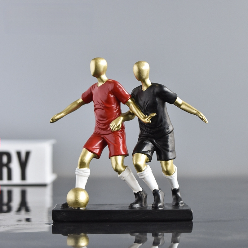 Figurină de fotbalist din rășină – Nordic Mini pentru decorul casei, Material: Plastic/Rășină, Categorie: Personaje