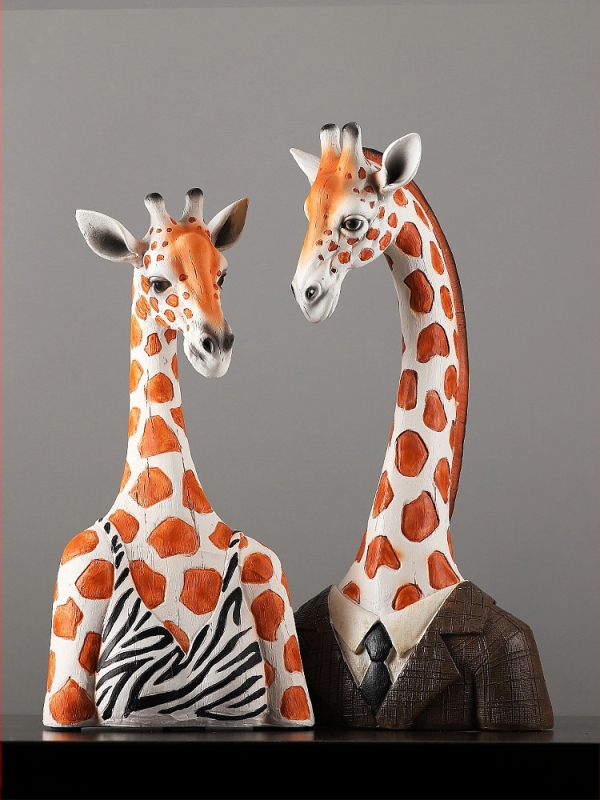 Ornament zebra în stil nordic pentru decorul sufrageriei, rekvizit pentru vitrină, sculptură vintage din rășină sintetică