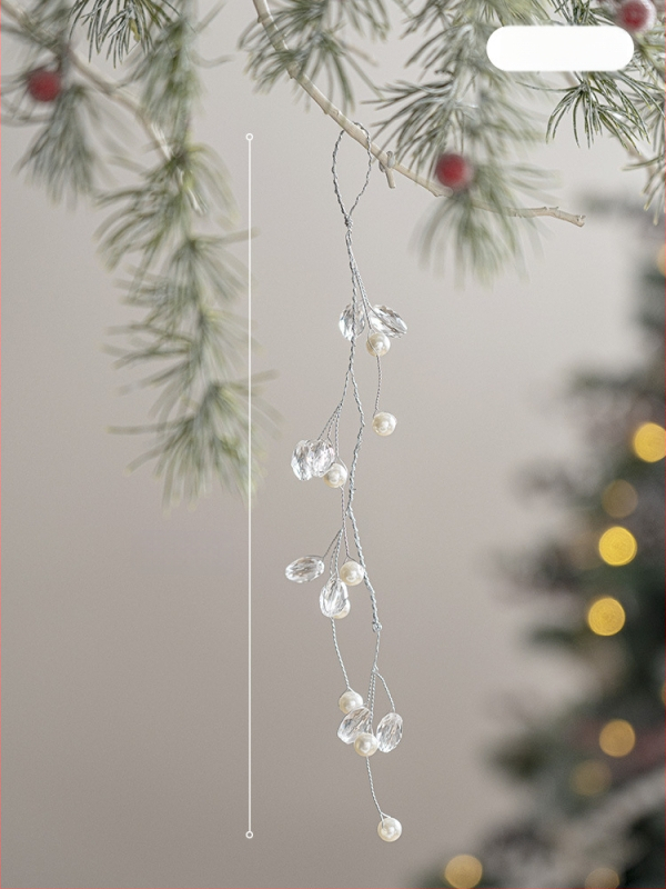 Акрилни коледни висулки за елха за атмосферен декор — Материал: Акрил; Стилове: корейски стил, класически, модерeн минимализъм, модерно изкуство, лайт лъкс; Подходящо за Коледа; Без IP лиценз