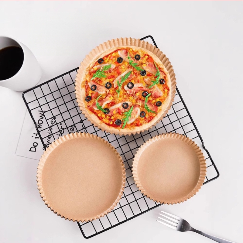 Kepimo popieriaus su laminuota danga ir aliejui atspari apačia – iš neapdoroto medienos pluošto, tinkama picai, tortams ir duonai, prekinis ženklas Giant Cat