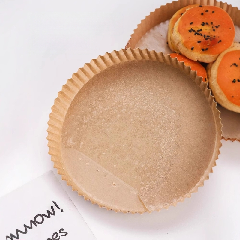 Kepimo popieriaus su laminuota danga ir aliejui atspari apačia – iš neapdoroto medienos pluošto, tinkama picai, tortams ir duonai, prekinis ženklas Giant Cat