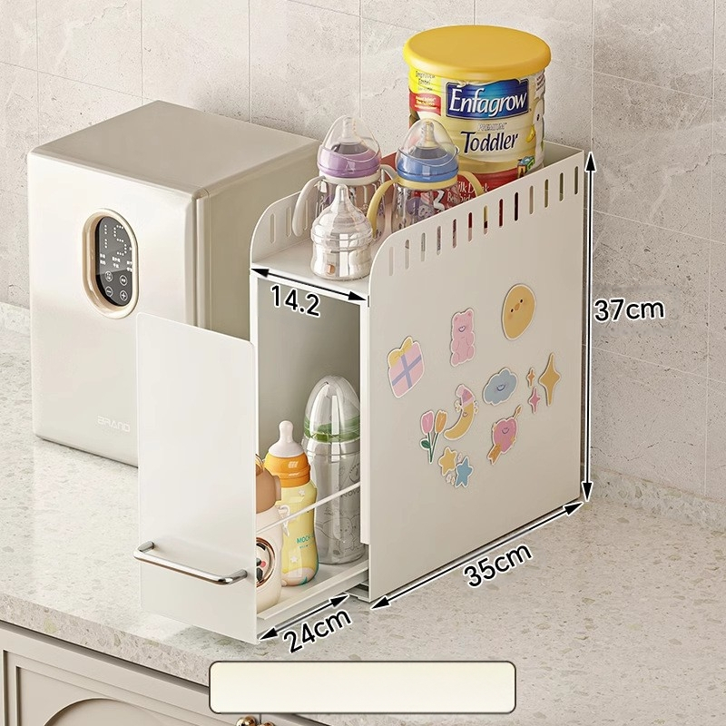 Ištraukiamas virtuvės prieskonių laikiklis, modernus minimalistinis stilius, anglies medžiaga, nereikia gręžti, skirtas darbastaliui