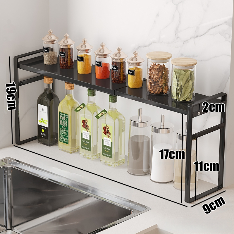 Virtuves garšvielu plaukts, sienas piestiprināms, bez uzstādīšanas, mūsdienīgs vienkāršs dizains