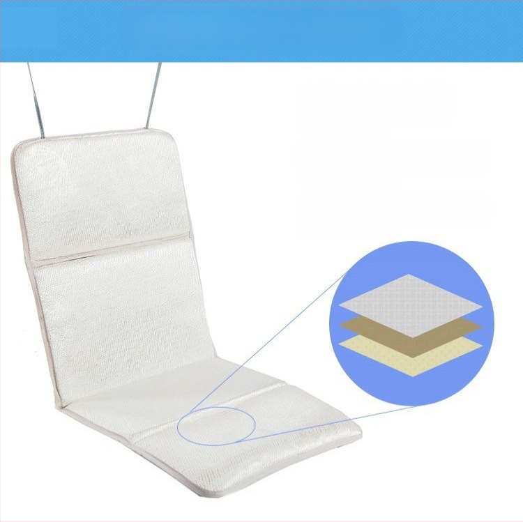 Kūdikio vežimėlio sėdynės pagalvė – medvilnė ir ledinis šilkas, Belshu, visiems sezonams universalus