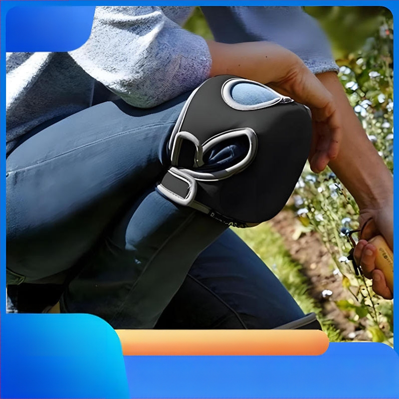 Sodo kelio pagalvėlės su elastine kempine apsauga lauko darbams (Medžiaga: Diving Material + Sponge; Apsaugos dalys: keliai; Auditorija: Suaugusieji; Kategorija: Kelio pagalvėlės)