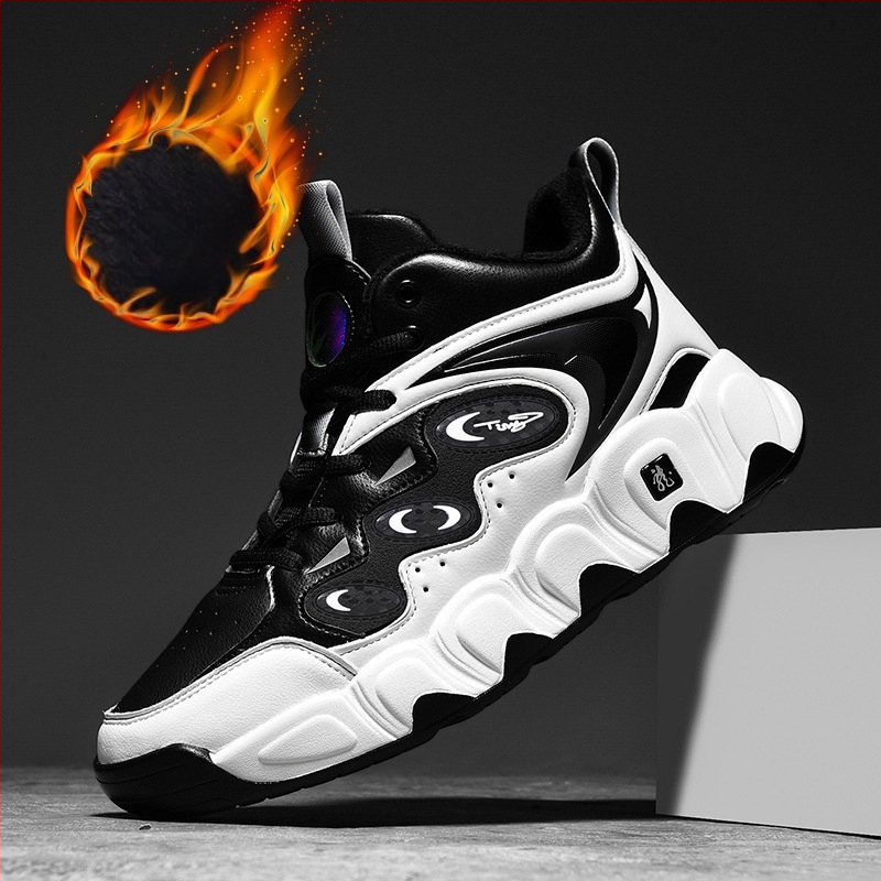 Ανδρικές παντόφλες με επάνω μέρος από μικροϊνες, σόλα από καουτσούκ, καμουφλάζ σχέδιο, παχιά σόλα, χειμώνας 2024